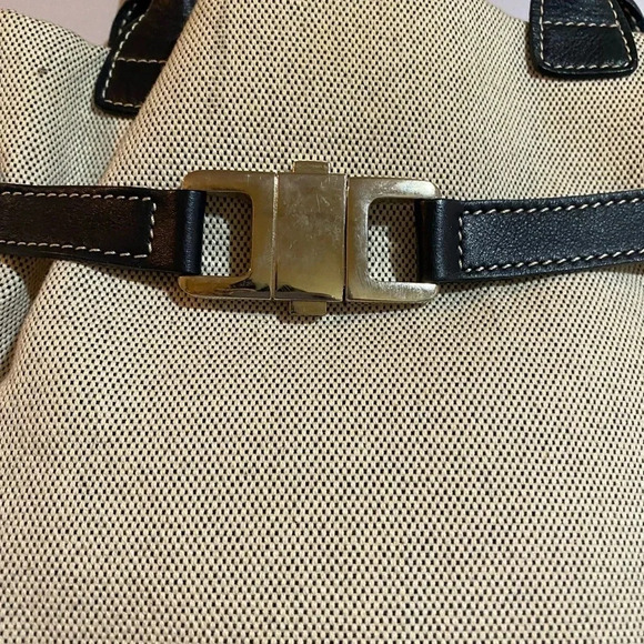 BUTI beige canvas satchel handbag - Picture 10 of 10